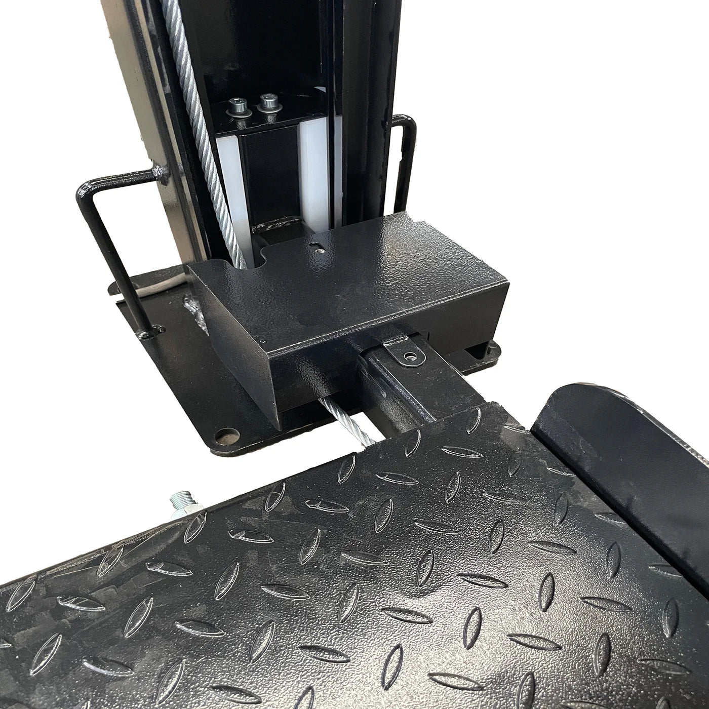 APlusLift 8000LB 4-Post Portable Parking Storage Service Car Lift with Aluminum Ramps - HW-8S or HW-8SXLT