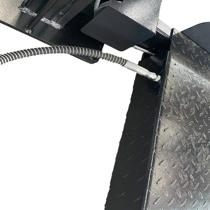 APlusLift 8000LB 4-Post Portable Parking Storage Service Car Lift with Aluminum Ramps - HW-8S or HW-8SXLT