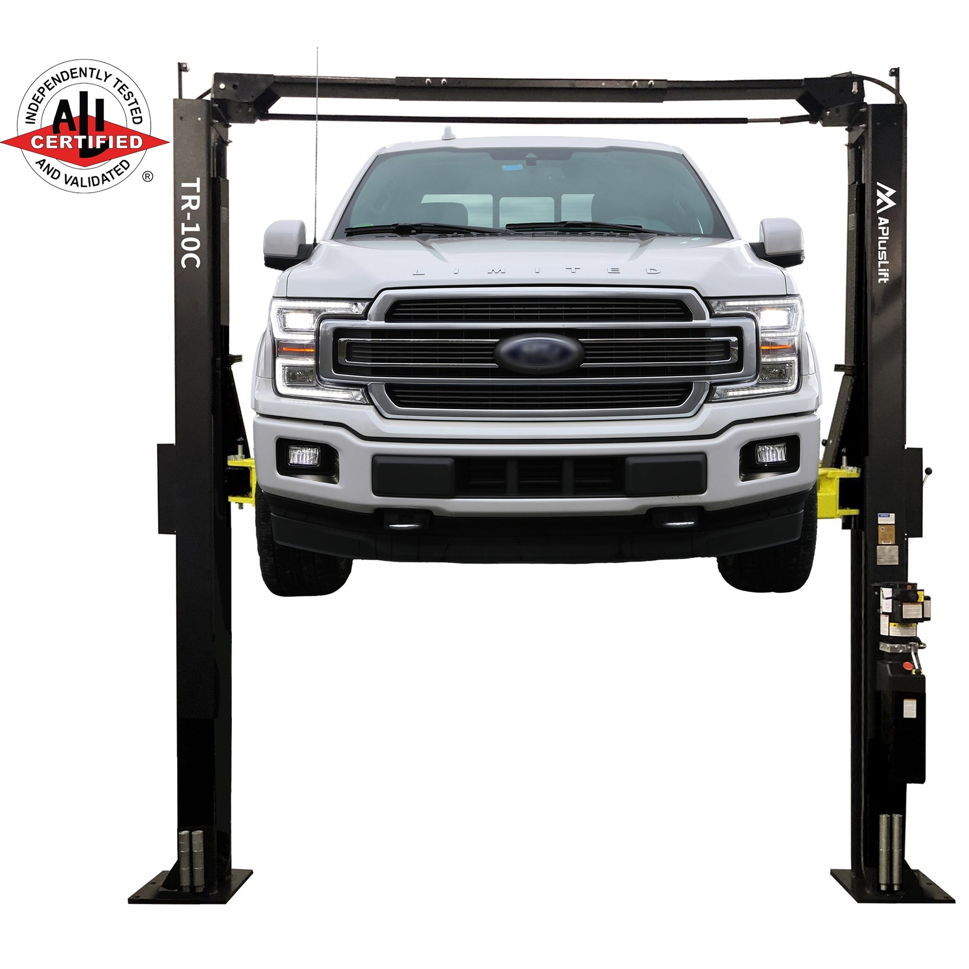 APlusLift Falcon TR-10C ALI Certified 10,000LB 2-Post Over Head Car Lift - Main