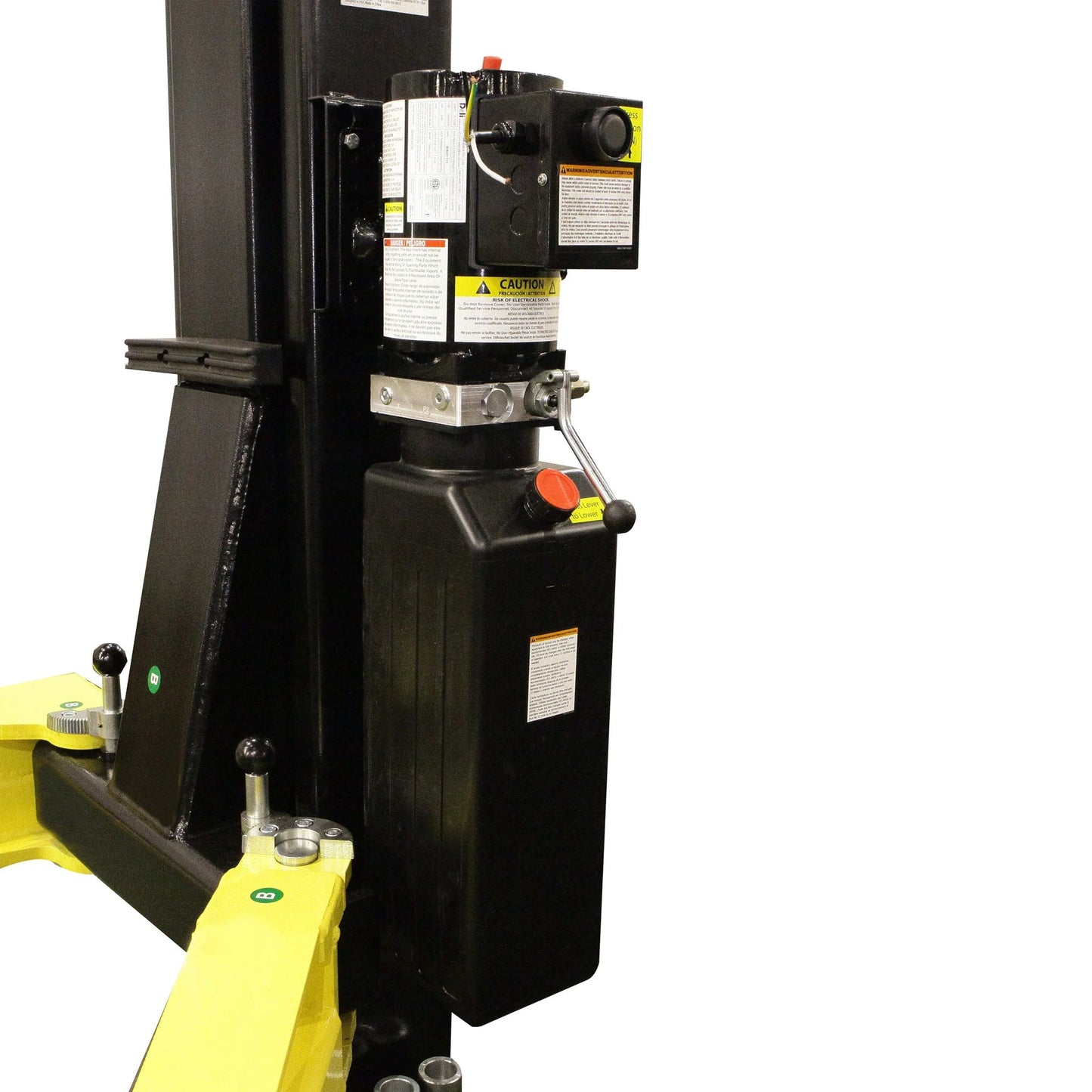 APlusLift Falcon TR-10C ALI Certified 10,000LB 2-Post Over Head Car Lift - Power Unit