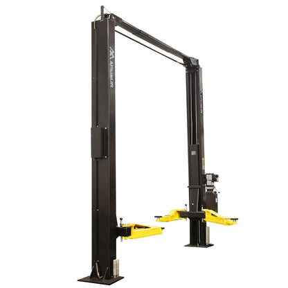 APlusLift Falcon TR-10C ALI Certified 10,000LB 2-Post Over Head Car Lift - Side View