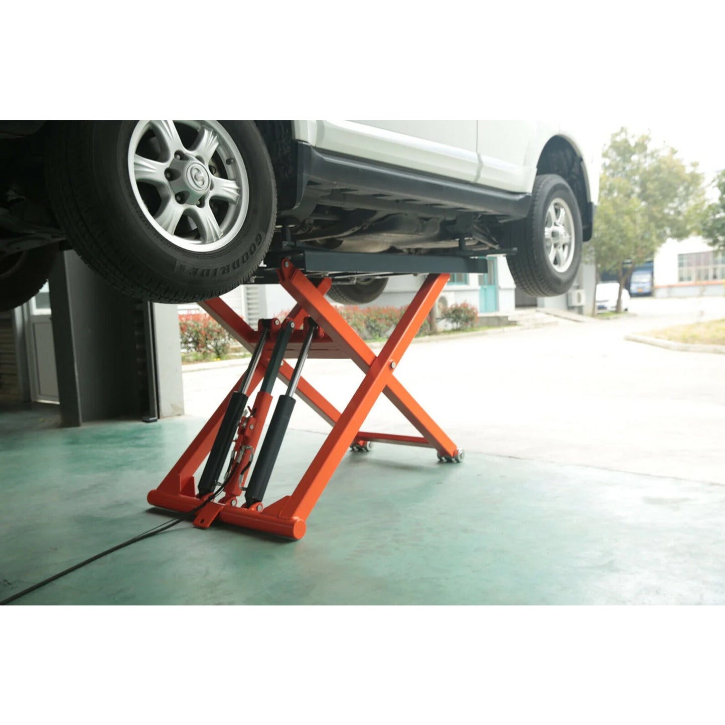APlusLift 6600LB Portable Mid-Rise Scissor Lift HW-SL6600X - Customer View