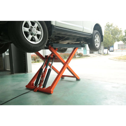 APlusLift 6600LB Portable Mid-Rise Scissor Lift HW-SL6600X - Customer View